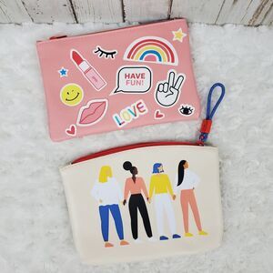 Ipsy Cosmetic Bags Set of 2